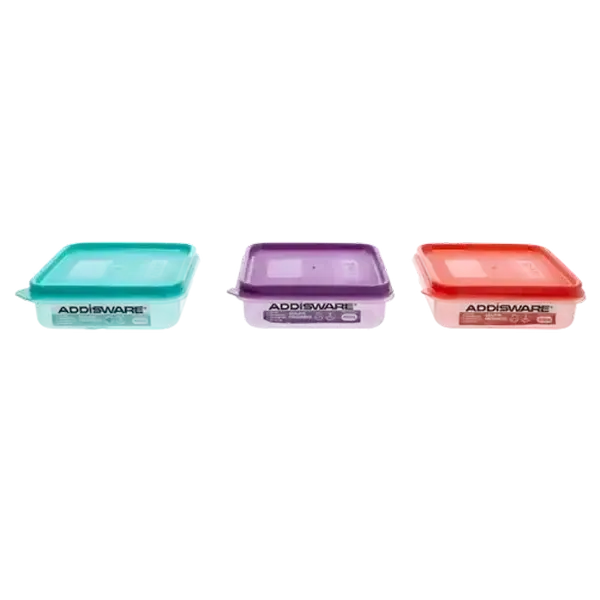 ADDIS Square Container 400ml (Colour May Vary)