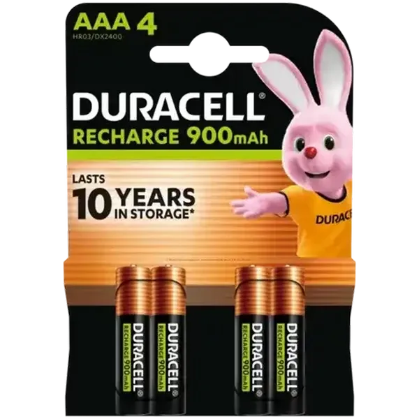 Duracell AAA Rechargeable Battery 4-Pack