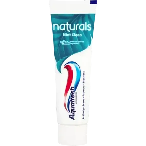 Aquafresh Naturals Mint Clean Fluoride Toothpaste 75ml