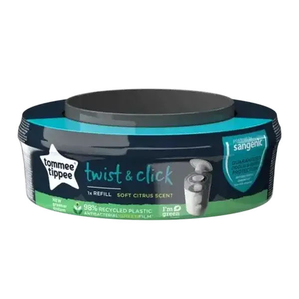 Tommee Tippee Twist and Click Advanced Nappy Bin Refill Cassettes