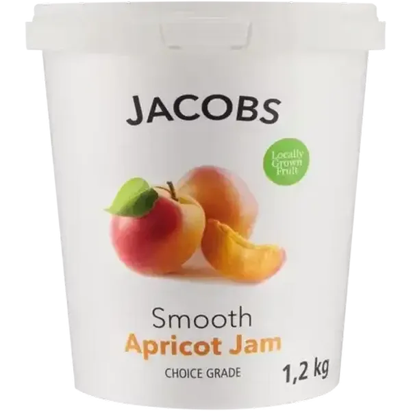 Jacobs Jam Co Smooth Apricot Jam 1.2kg