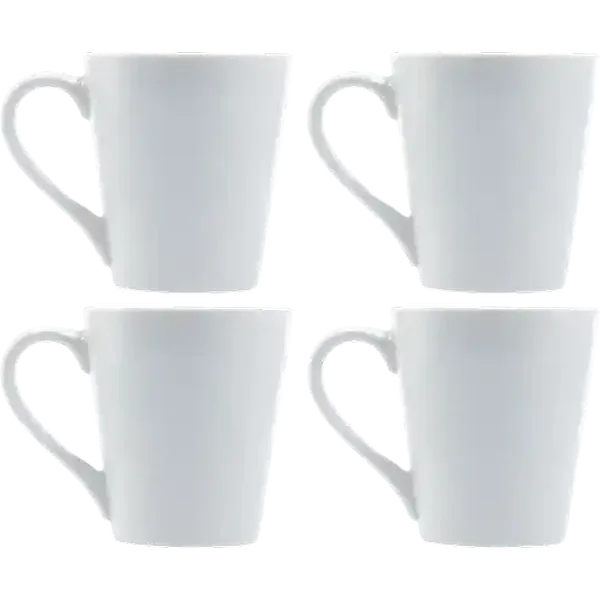 Coupe White Mug 310ml 4-Pack