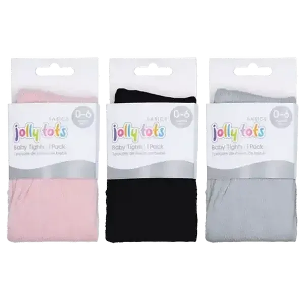 Jolly Tots Basics Baby Pastel Tights 0 - 6 Months (Colour May Vary)