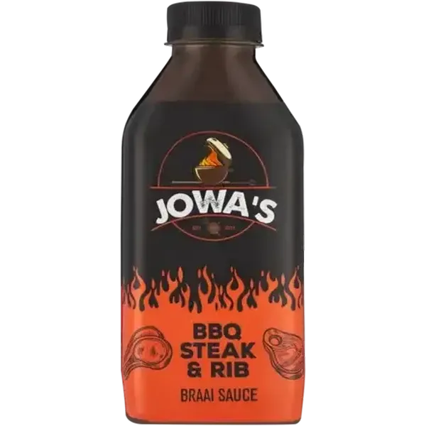 Jowa's BBQ Steak & Rib Braai Sauce 500ml