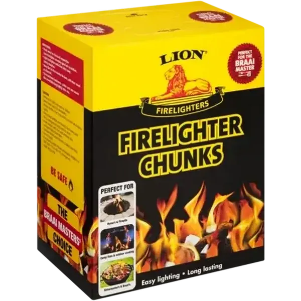 Lion Firelighter Chunks 1.5kg