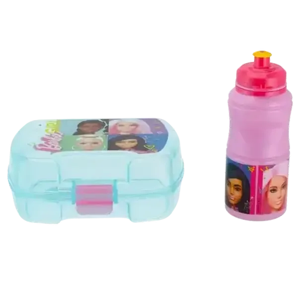 Barbie Pastel Lunch Box & Bottle Set 2 Piece