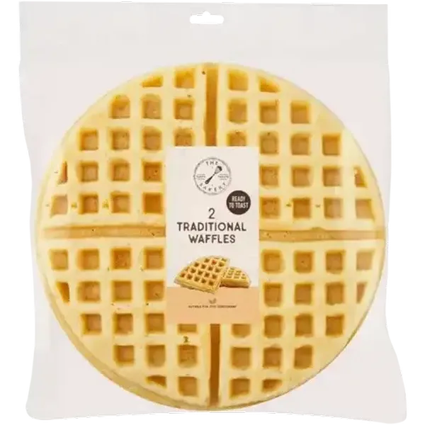 The Bakery Traditional Round Waffles 2 Pack