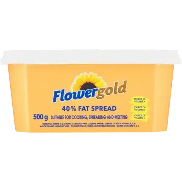 Flowergold 40% Fat Spread Tub 500g