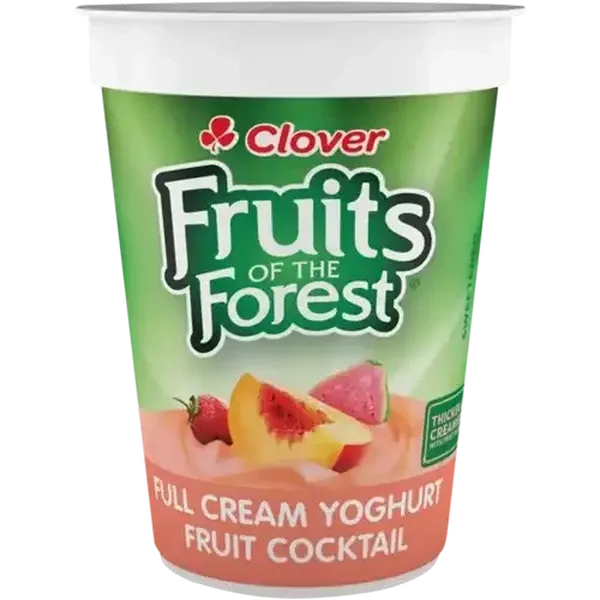 Clover Fruits of the Forest Fruit Cocktail Full Cream Yoghurt 150g