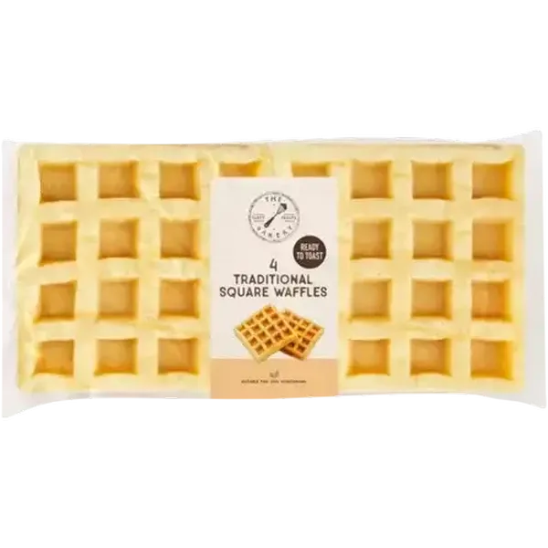 The Bakery Traditional Square Waffles 4 Pack