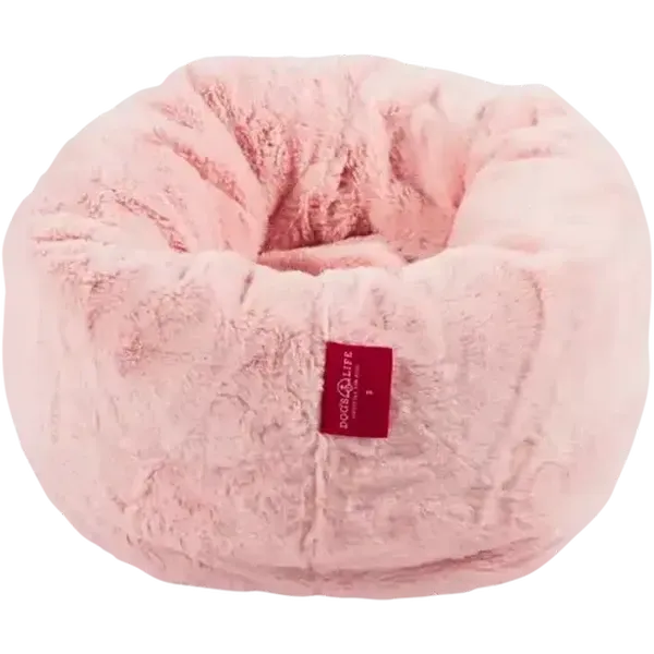 Dog's Life Small Pink Cuddler Dog Bed