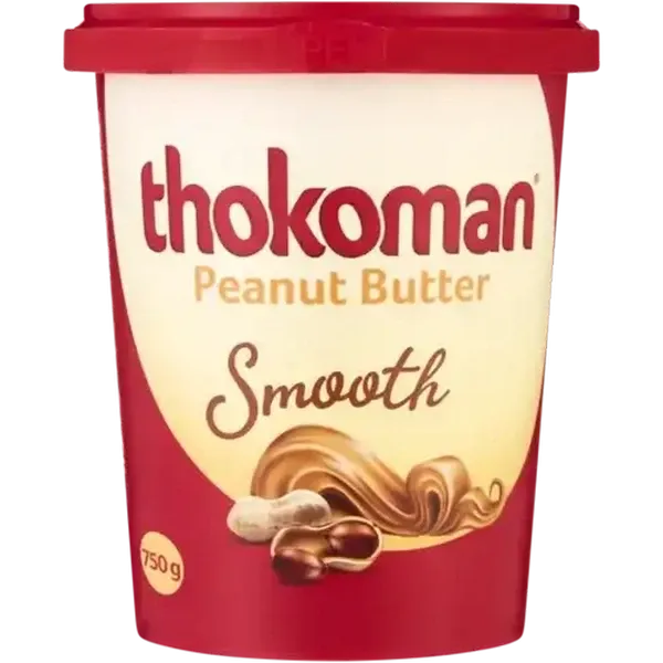 Thokoman Smooth Peanut Butter 750g