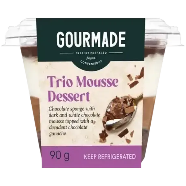 Gourmade Trio Mousse Dessert 90g