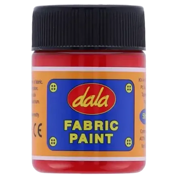 Dala Red Fabric Paint 50ml