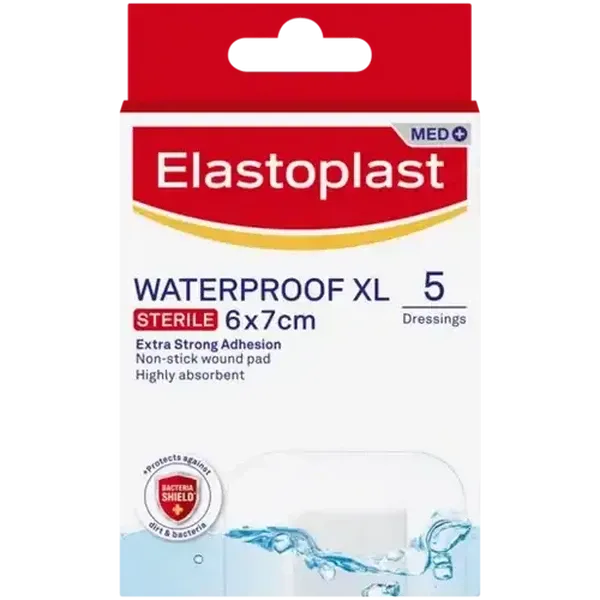 Elastoplast XL Waterproof Dressings 5 Pack
