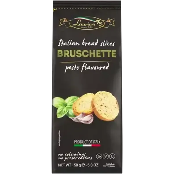 Laurieri Pesto Flavoured Bruschette 150g