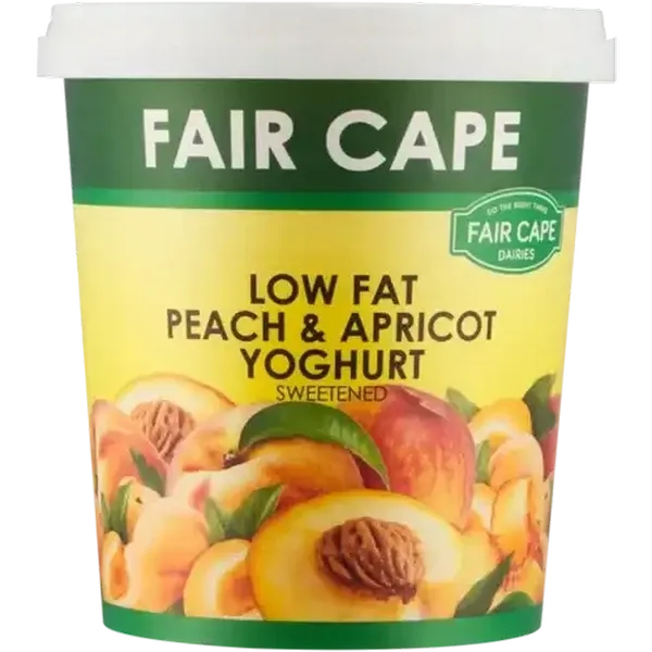 Fair Cape Dairies Peach & Apricot Low Fat Yoghurt 1kg