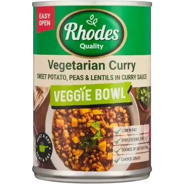 Rhodes Quality Vegetarian Curry Veggie Bowl 400g