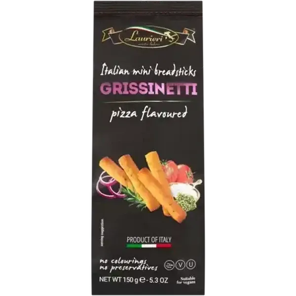 Laurieri Pizza Flavoured Grissinetti 150g