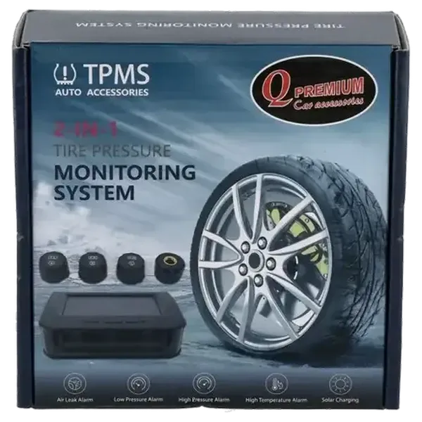 Q Premium Solar Tyre Pressure Gauge