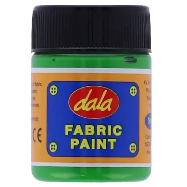 Dala Apple Green Fabric Paint 50ml