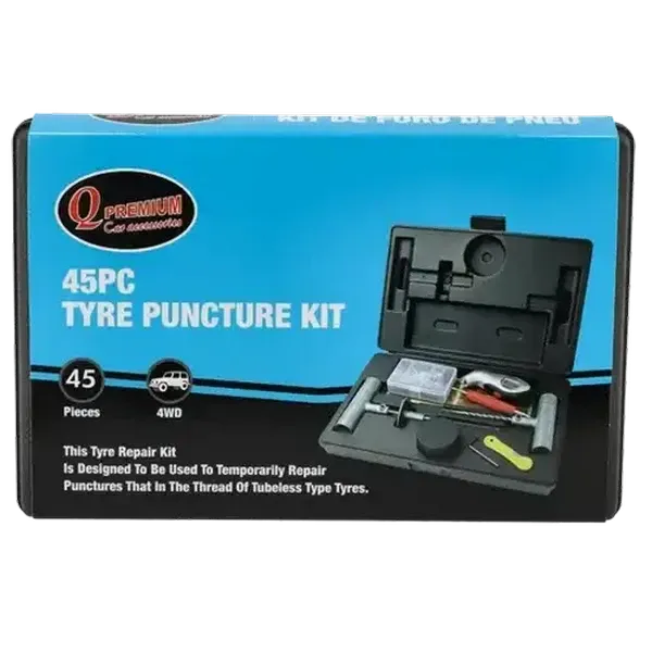 Q Premium Tyre Puncture Kit 45 Piece