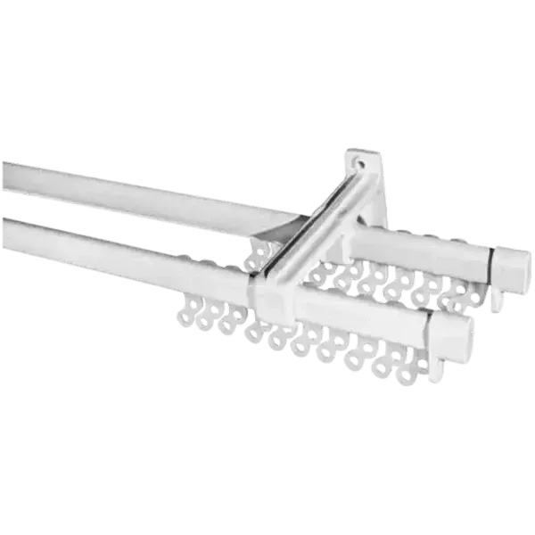 Rufflette Super C Steel Curtain Double Track 3.0m