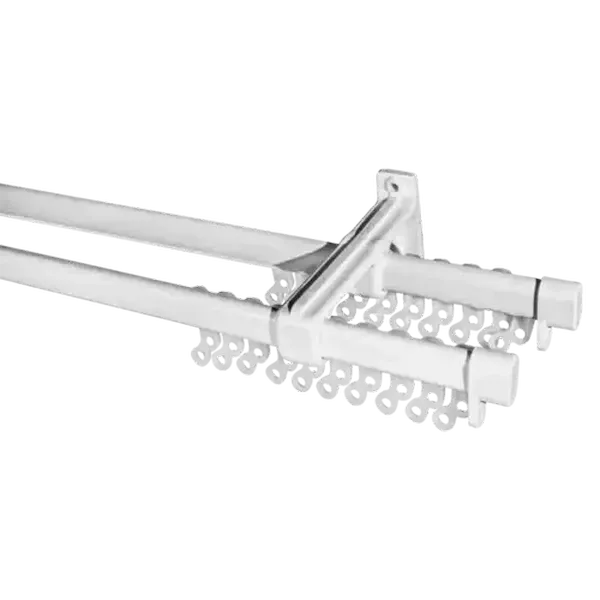 Rufflette White Steel Track 1.0m