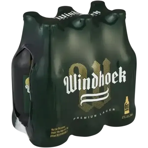 Windhoek Premium Lager Beer Bottles 6 x 440ml