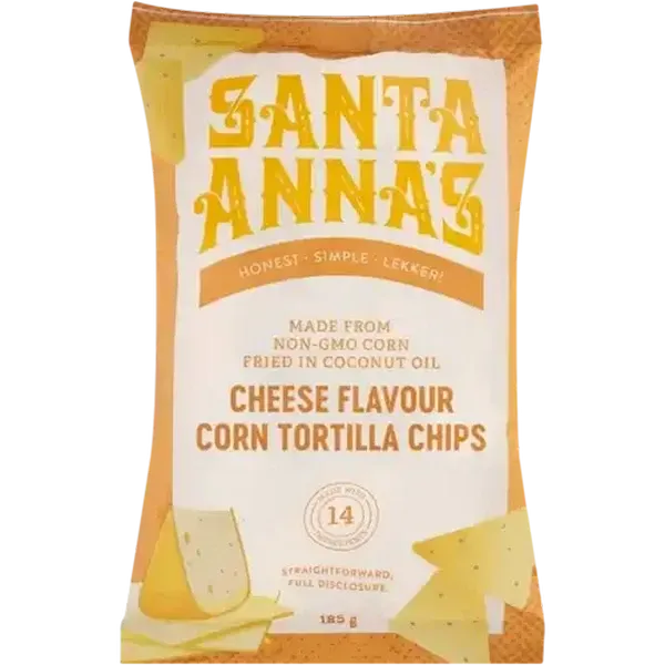 Santa Anna's Cheese Flavour Corn Tortilla Chips 185g