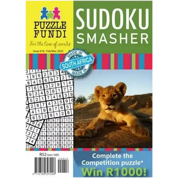 Puzzle Fundi Sudoku Smasher Magazine (Cover May Vary)