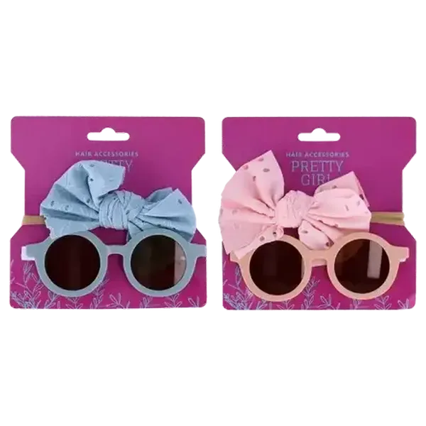 Pretty Girl Headband with Glasses 2 Piece (Colour May Vary)