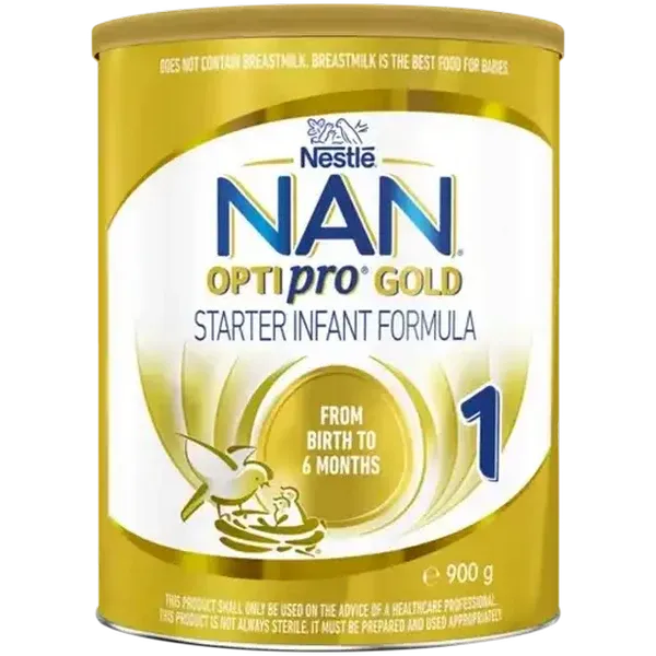 NAN OPTIpro GOLD Stage 1 0-6 Months Starter Infant Formula 900g