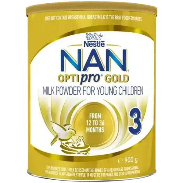 NAN OPTIpro GOLD Stage 3 12-36 Months Milk Powder for Young Children 900g