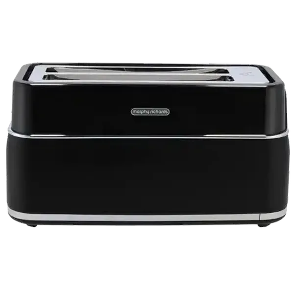 Morphy Richards Black Signature Opulent 2 Long Slot 4-Slice Toaster