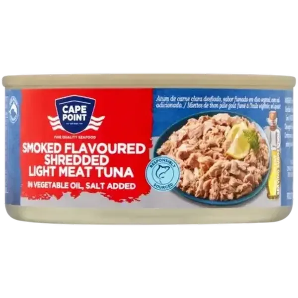 Cape Point Smoked Flavoured Shredded Light Meat Tuna 170g