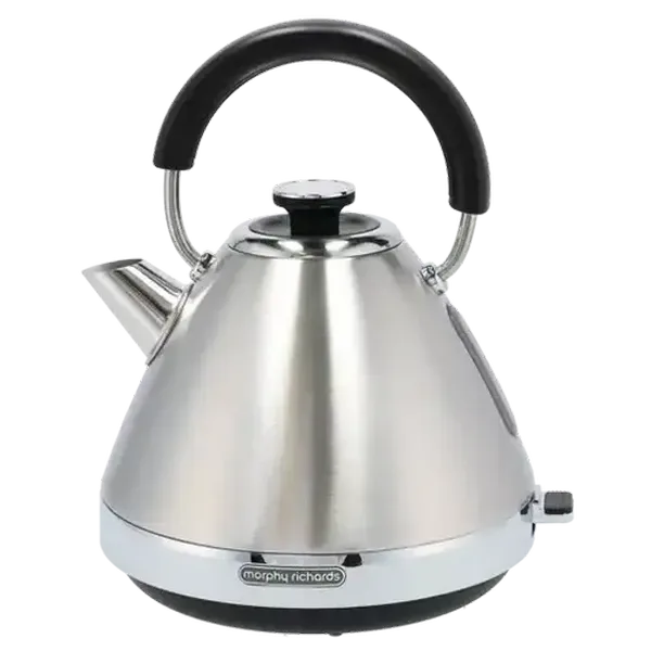 Morphy Richards Stainless Steel Brushed Venture Pyramid Kettle 1.5L