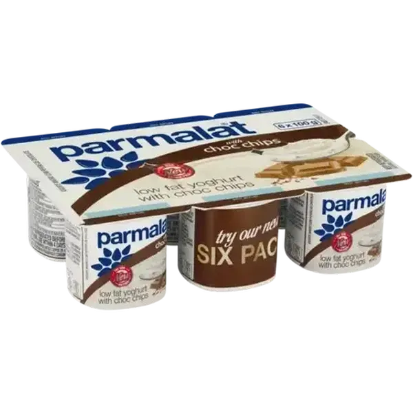 Parmalat Low Fat Yoghurt with Choc Chips 6 x 100g