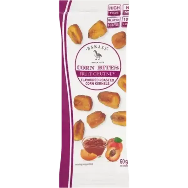 Bakali Fruit Chutney Flavoured Corn Bites 50g
