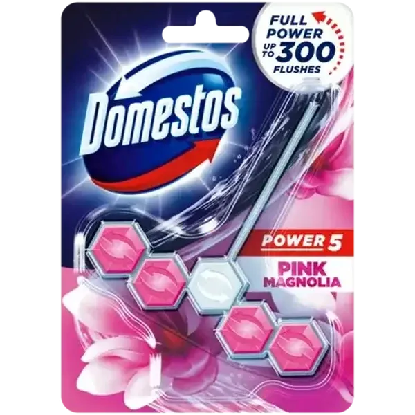 Domestos Pink Magnolia Toilet Blocks 50g