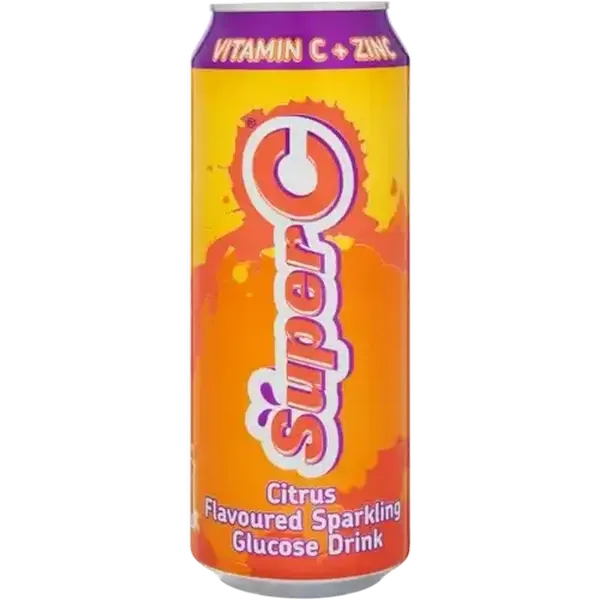 Super C Citrus Flavoured Sparkling Glucose Drink 500ml