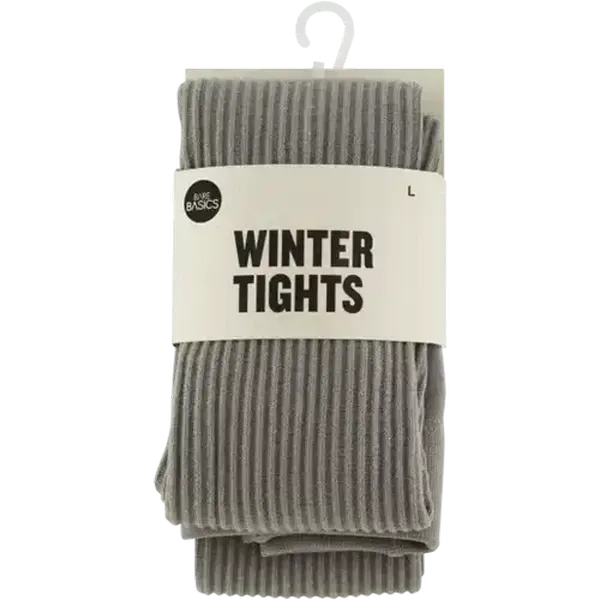 Bare Basics Ladies Striped Tights Large