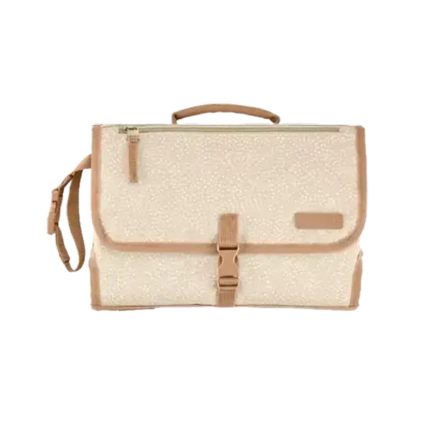 Skip Hop Portable Baby Changing Pad Beige Swirl Dot