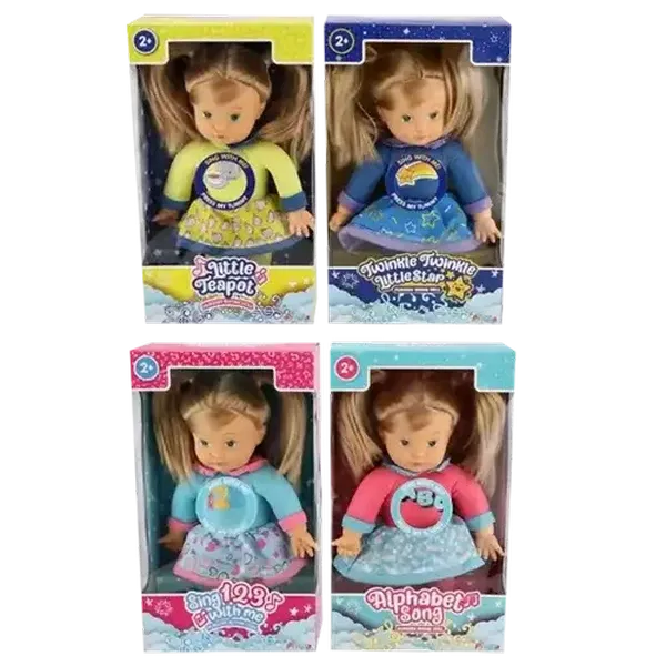 Nursery Rhyme Singing Doll Box 32cm (Type May Vary)