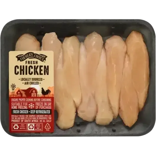 Farmer's Choice Fresh Chicken Strips Per kg