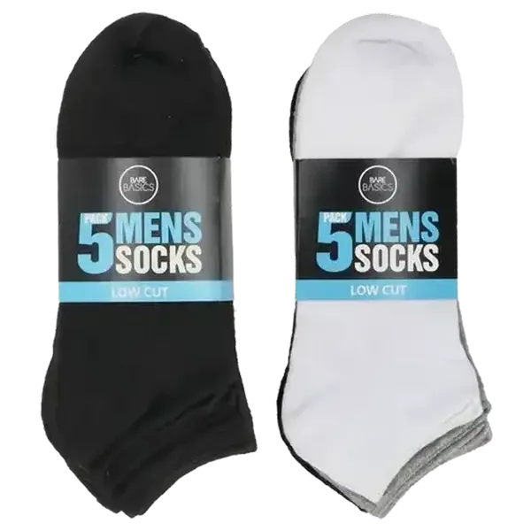 Bare Basics Mens Socks Size 8 -10 (Colour May Vary)