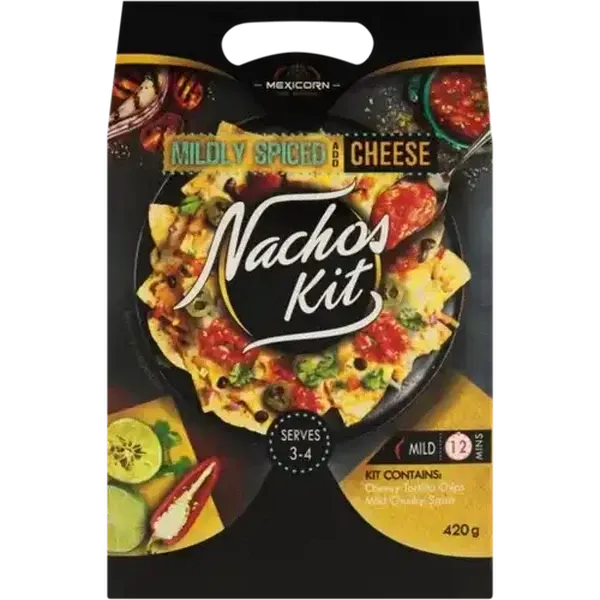 Mexicorn Mildly Spiced Nachos Kit 420g