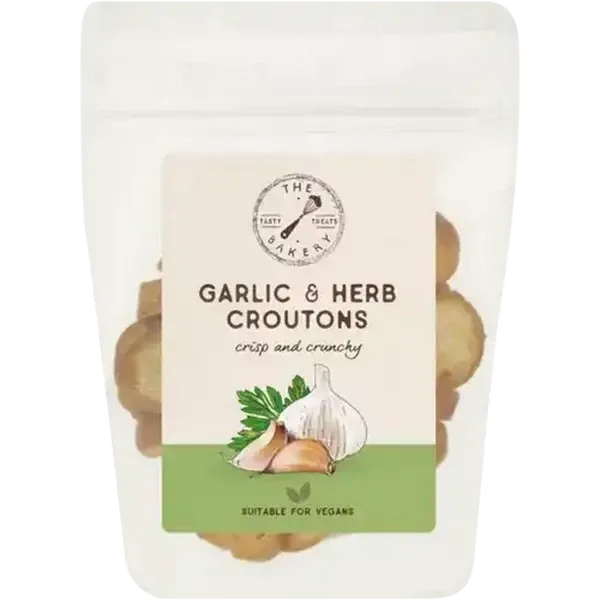 The Bakery Garlic & Herb Croutons 60g