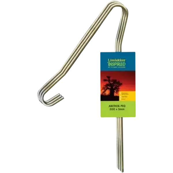 Livelekker Steel Anchor Pegs 5-Pack