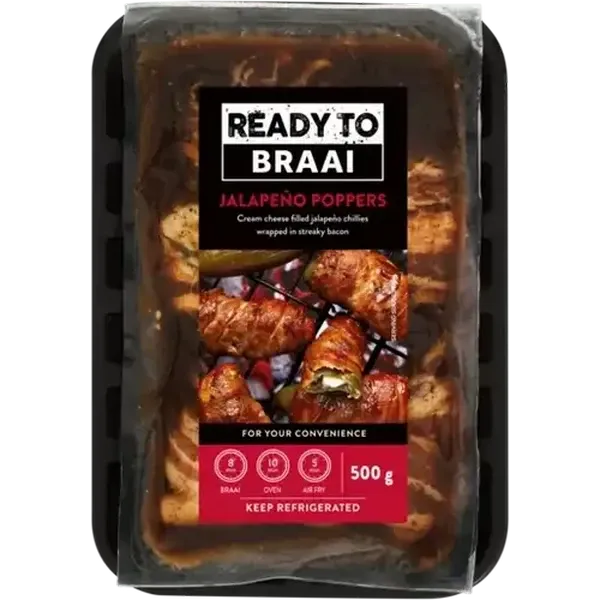 Ready To Braai Jalapeño Poppers 500g